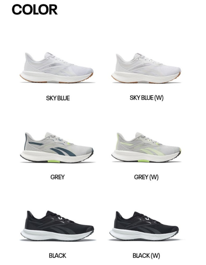 리복 플로트라이드 에너지 5 색상