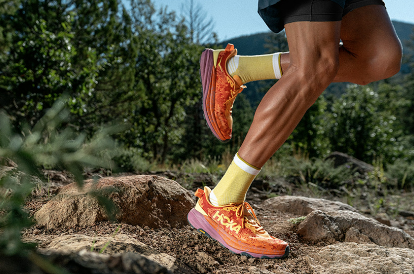 호카 스피드고트 6 트레일 실착 — 바위 구간
